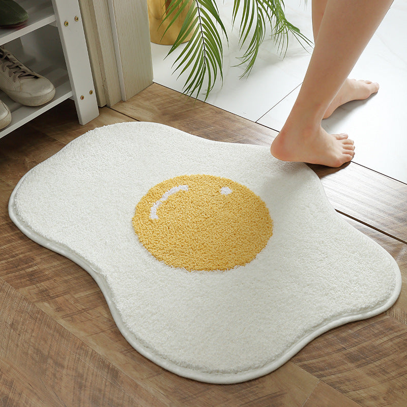 Cute Egg Yolk  Anti-Slip  Living ,  Bedroom & Bathroom  Rug