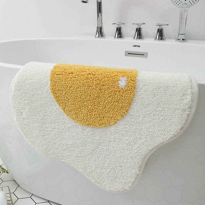 Cute Egg Yolk  Anti-Slip  Living ,  Bedroom & Bathroom  Rug