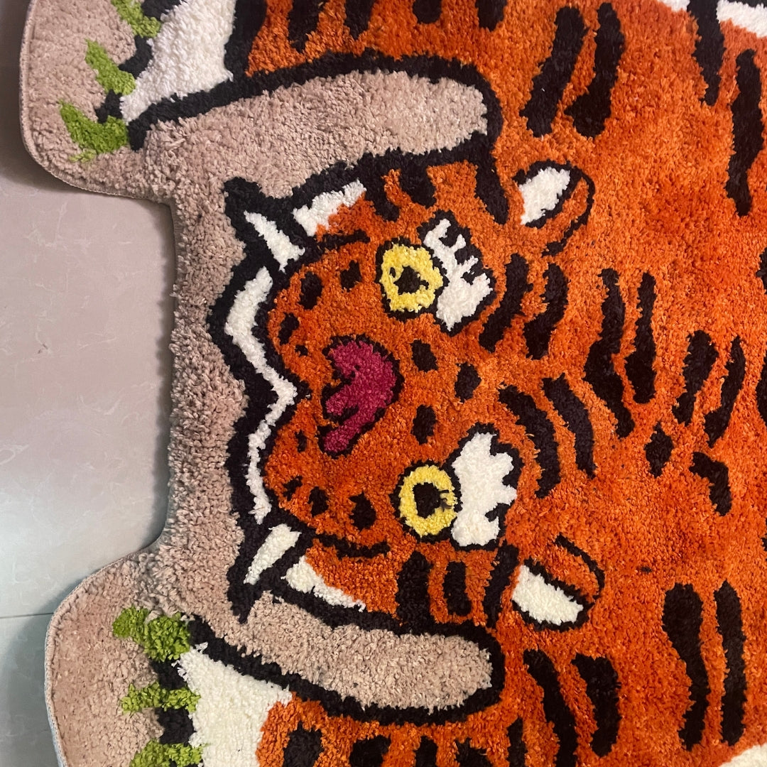 Creative Animal Living Room Mat /Carpet /Rug- Playful Ground Decor - Cute Tiger