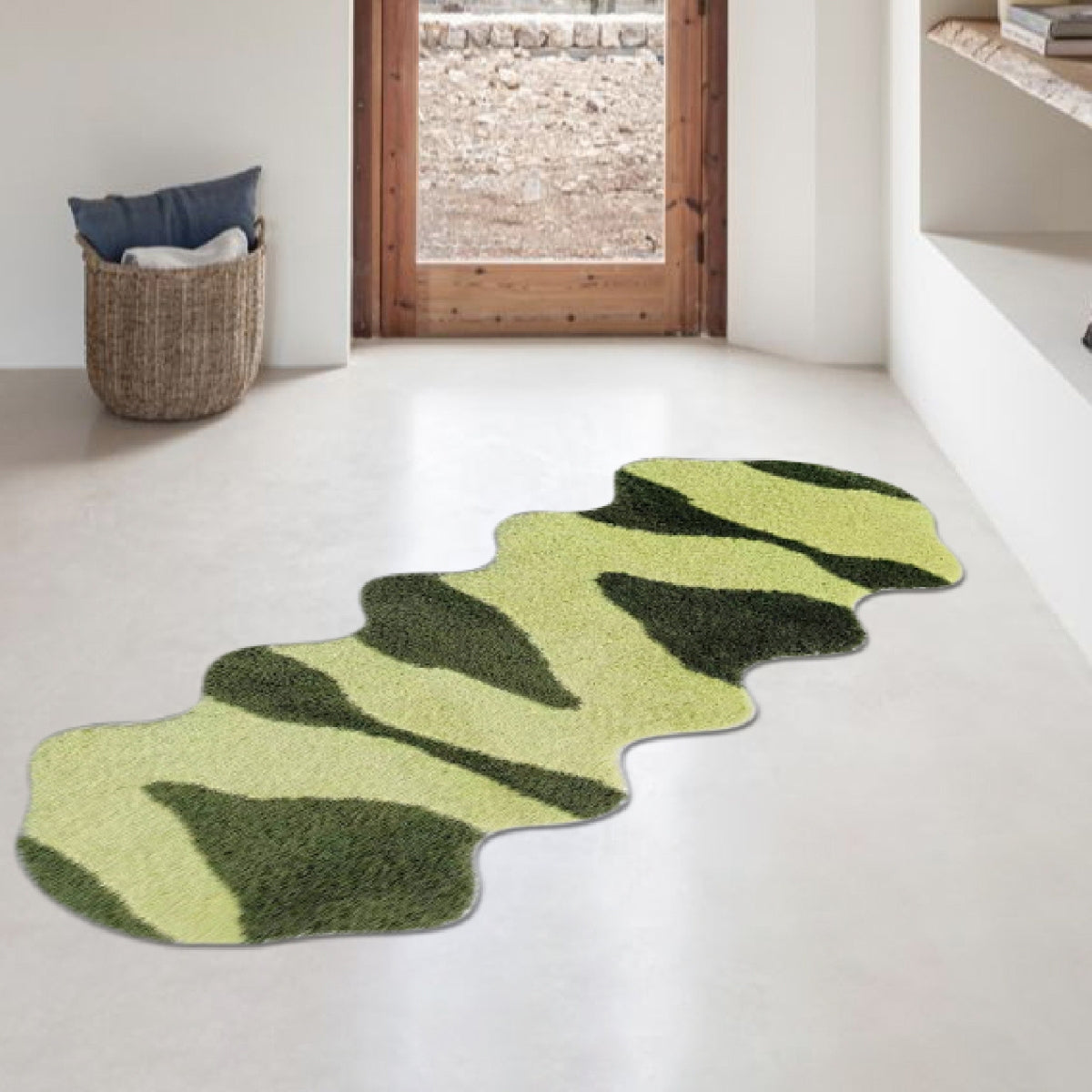 Irregularly cute bedroom rugs