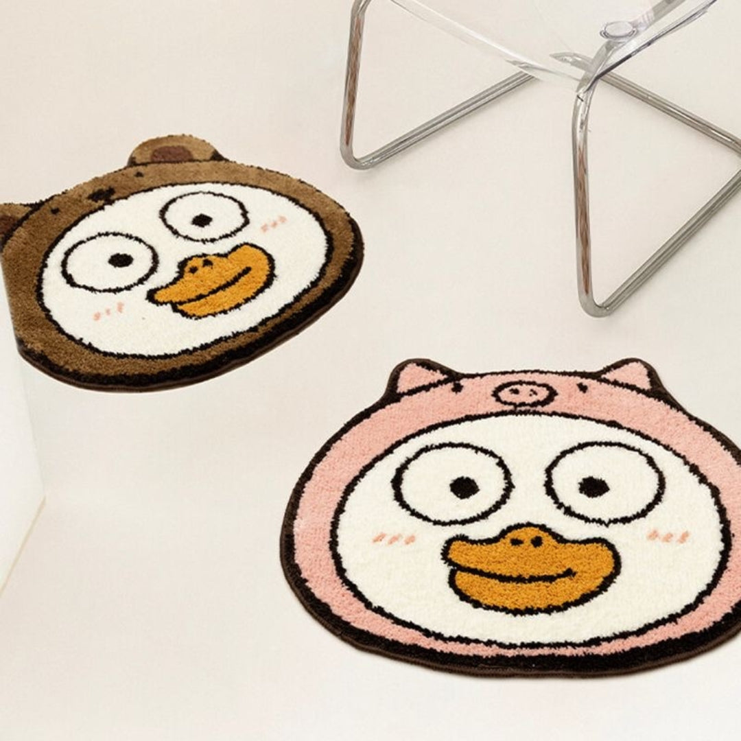 Cute Little Liu duck  non-slip absorbent pad bedroom plush mats /carpets /rugs