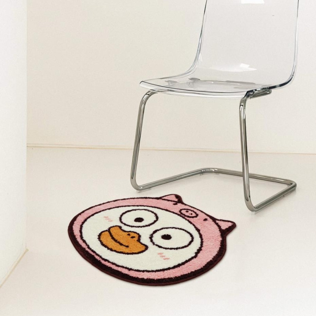 Cute Little Liu duck  non-slip absorbent pad bedroom plush mats /carpets /rugs