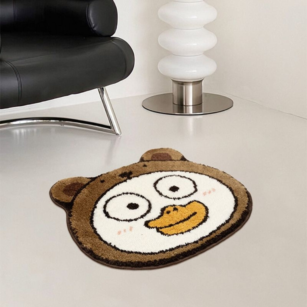 Cute Little Liu duck  non-slip absorbent pad bedroom plush mats /carpets /rugs