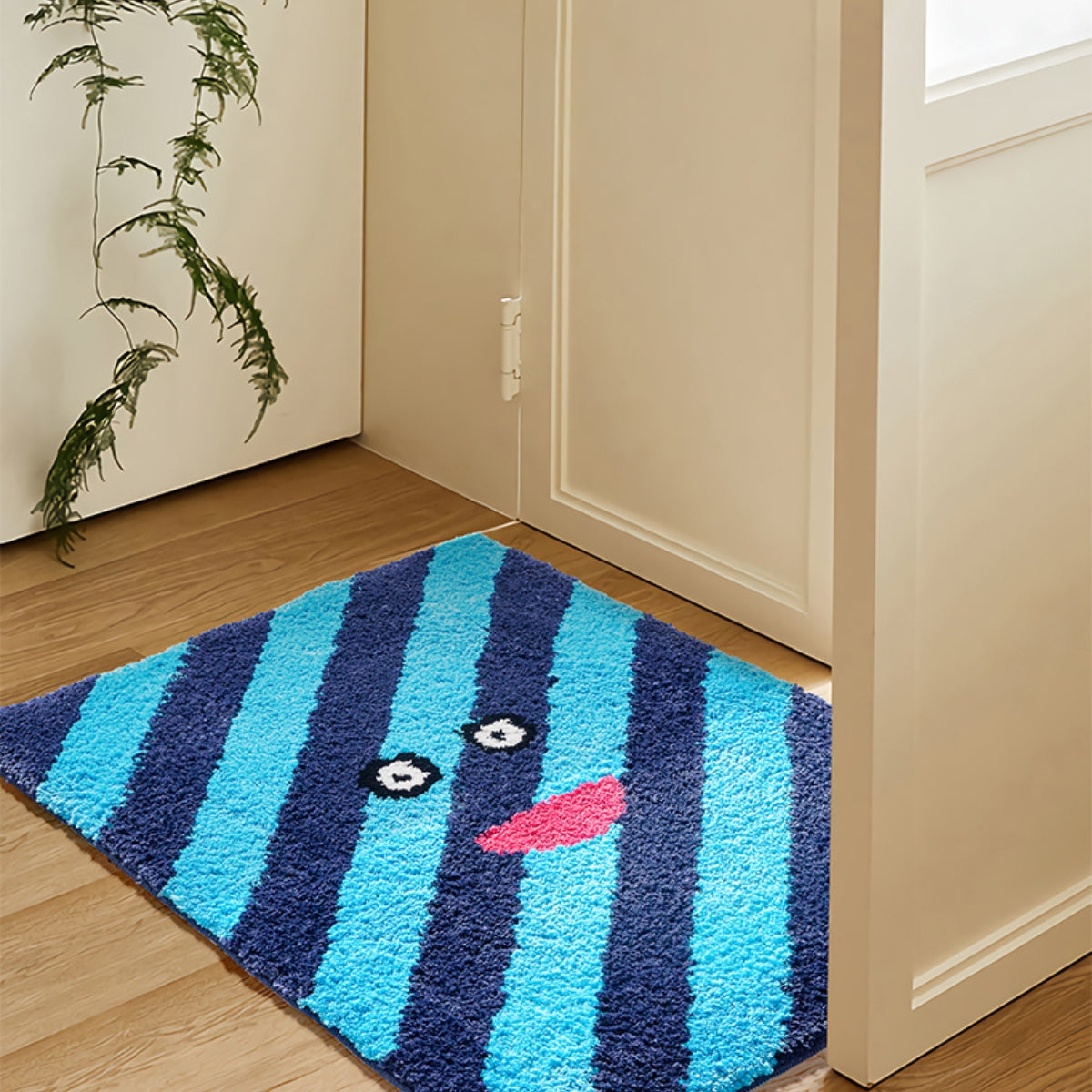 Dopamine cartoon into the bathroom mat soaks up water fast rug