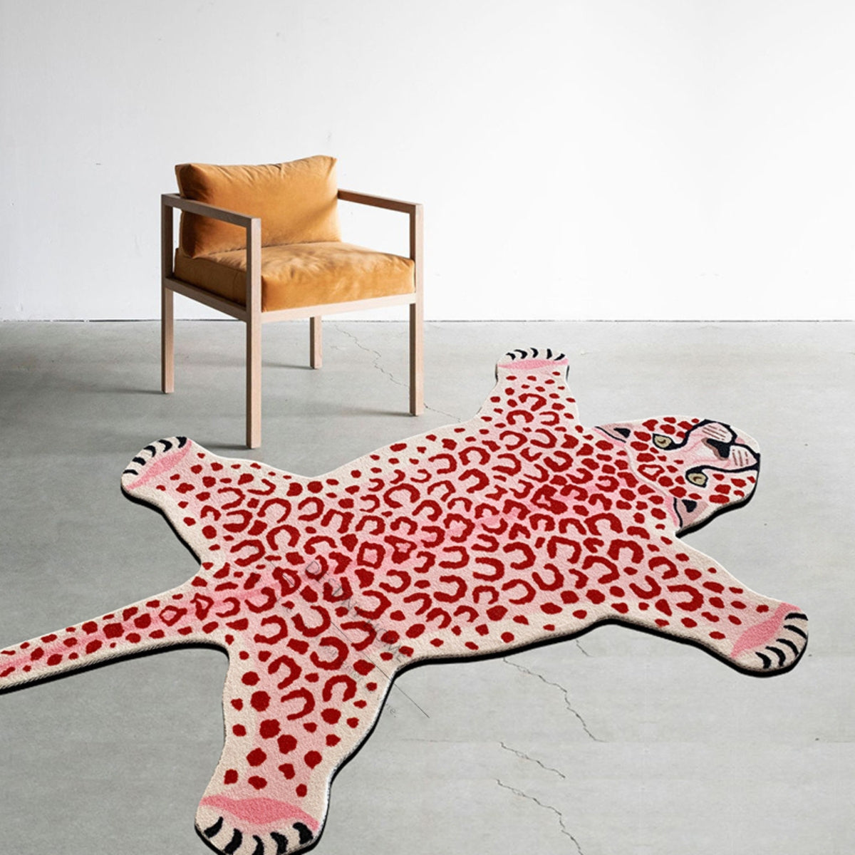 Leopard Patterned Rug