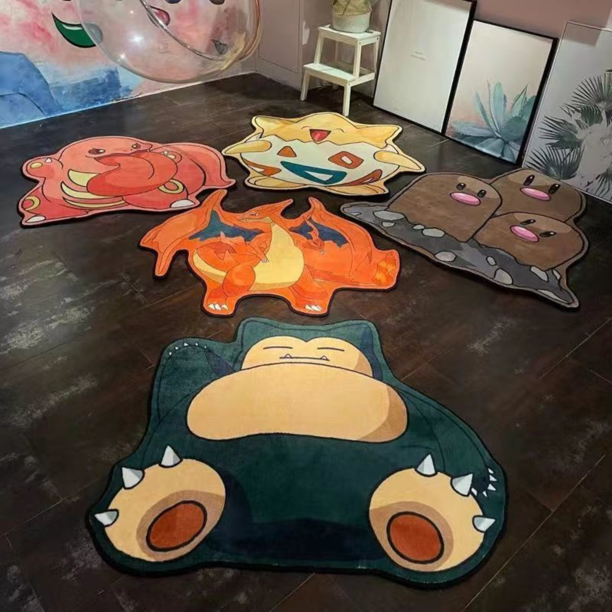 Pokemon Pokémon Stain resistant bedroom rug