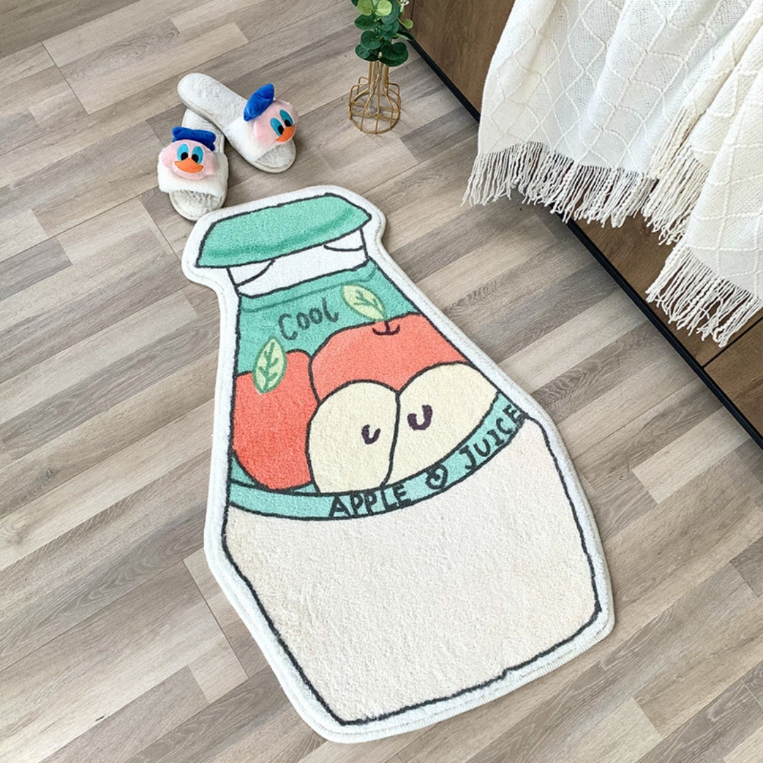 Beverage bottle living room & bathroom rug