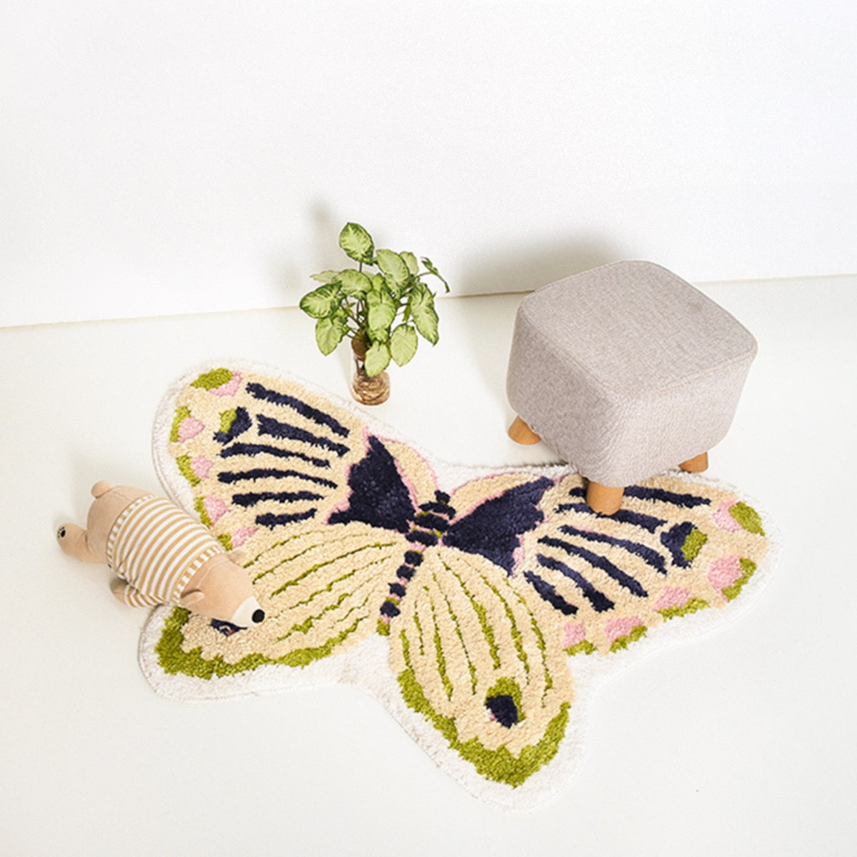 Butterfly kid's Rug