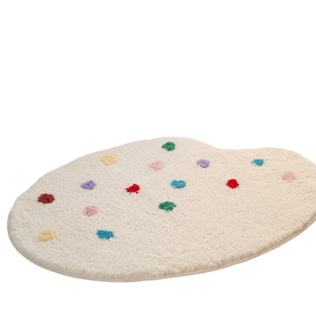 Lovely irregular Creamy windproof and environmentally friendly children‘ carpet  /rug