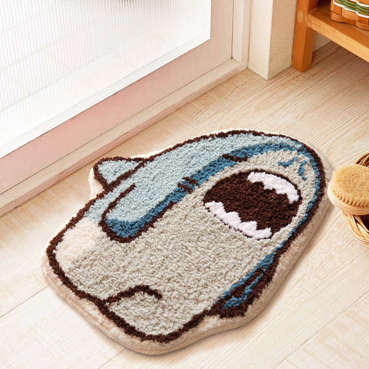 Shark Blue BathRoom Rug