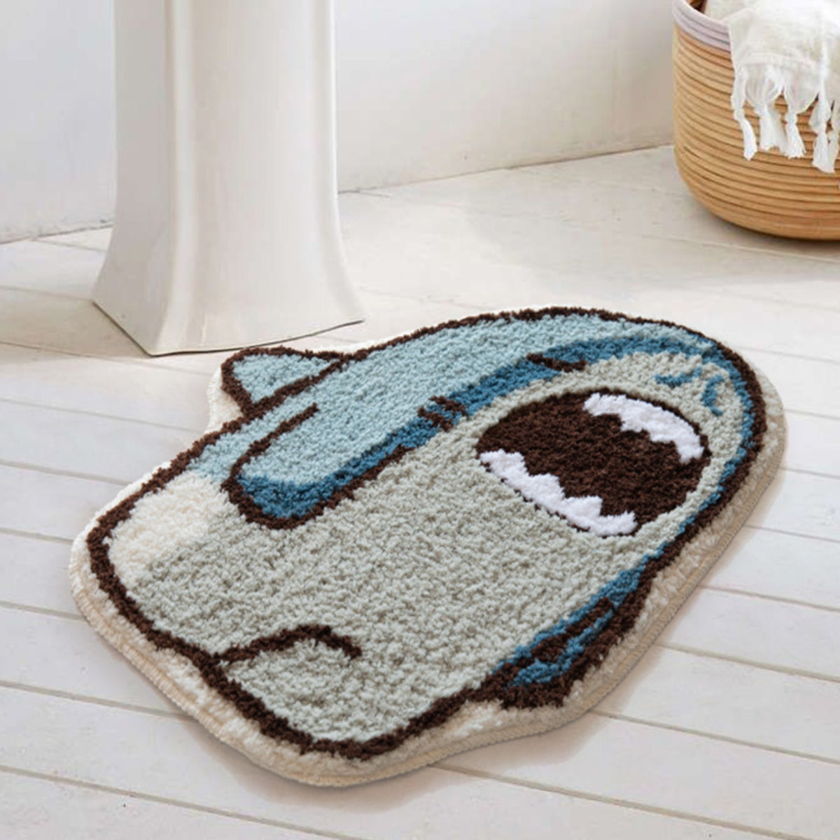 Shark Blue BathRoom Rug