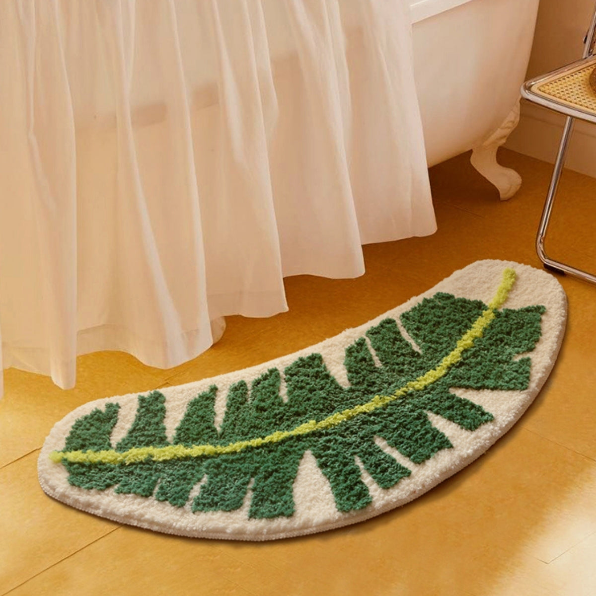 Simple cartoon floor living & bathroom rugs