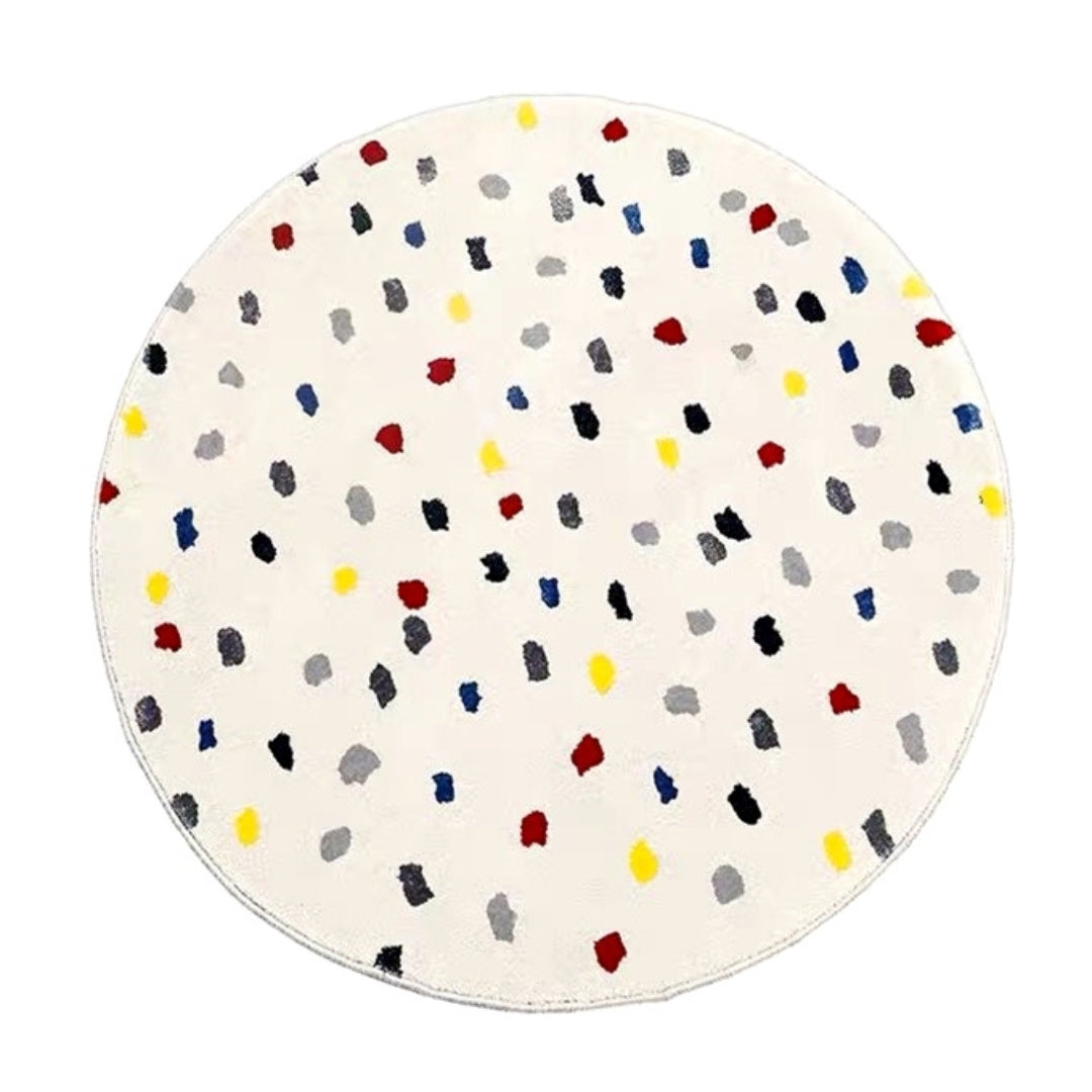 Cute animal round rug