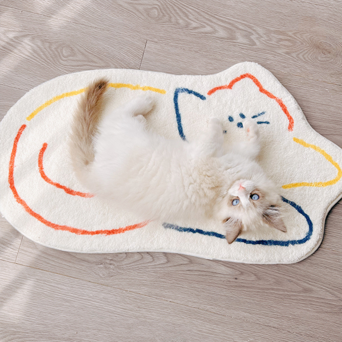 Pet sleeping mat soft non-stick hair machine can wash rug