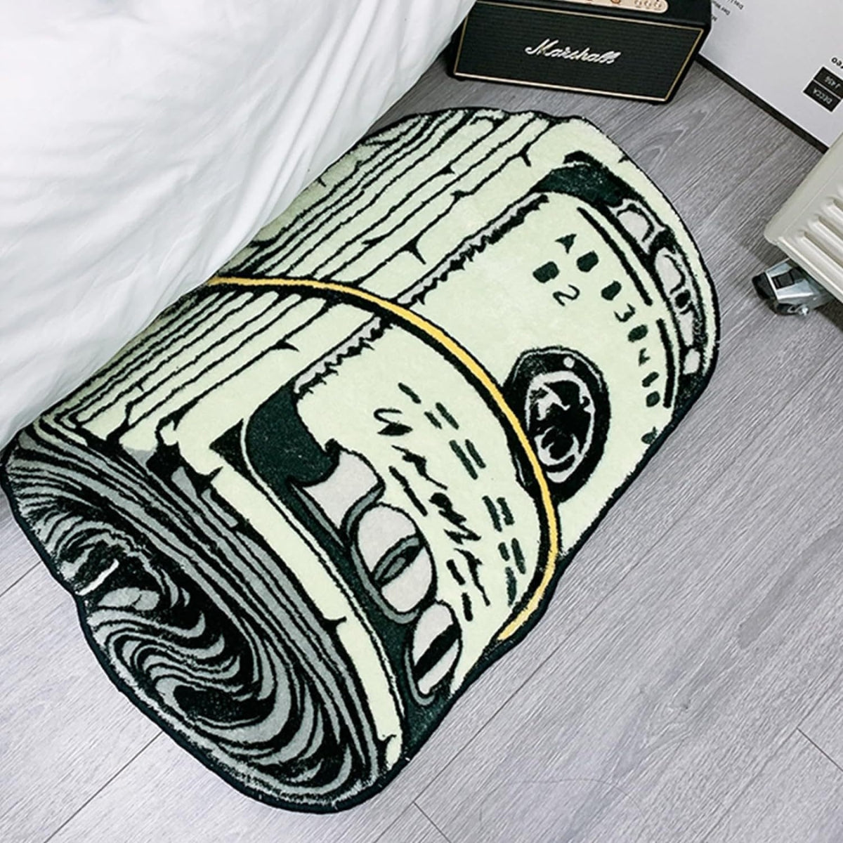 Dollar Shape Non-Skid Cartoon Doormat Washable Cartoon Rug